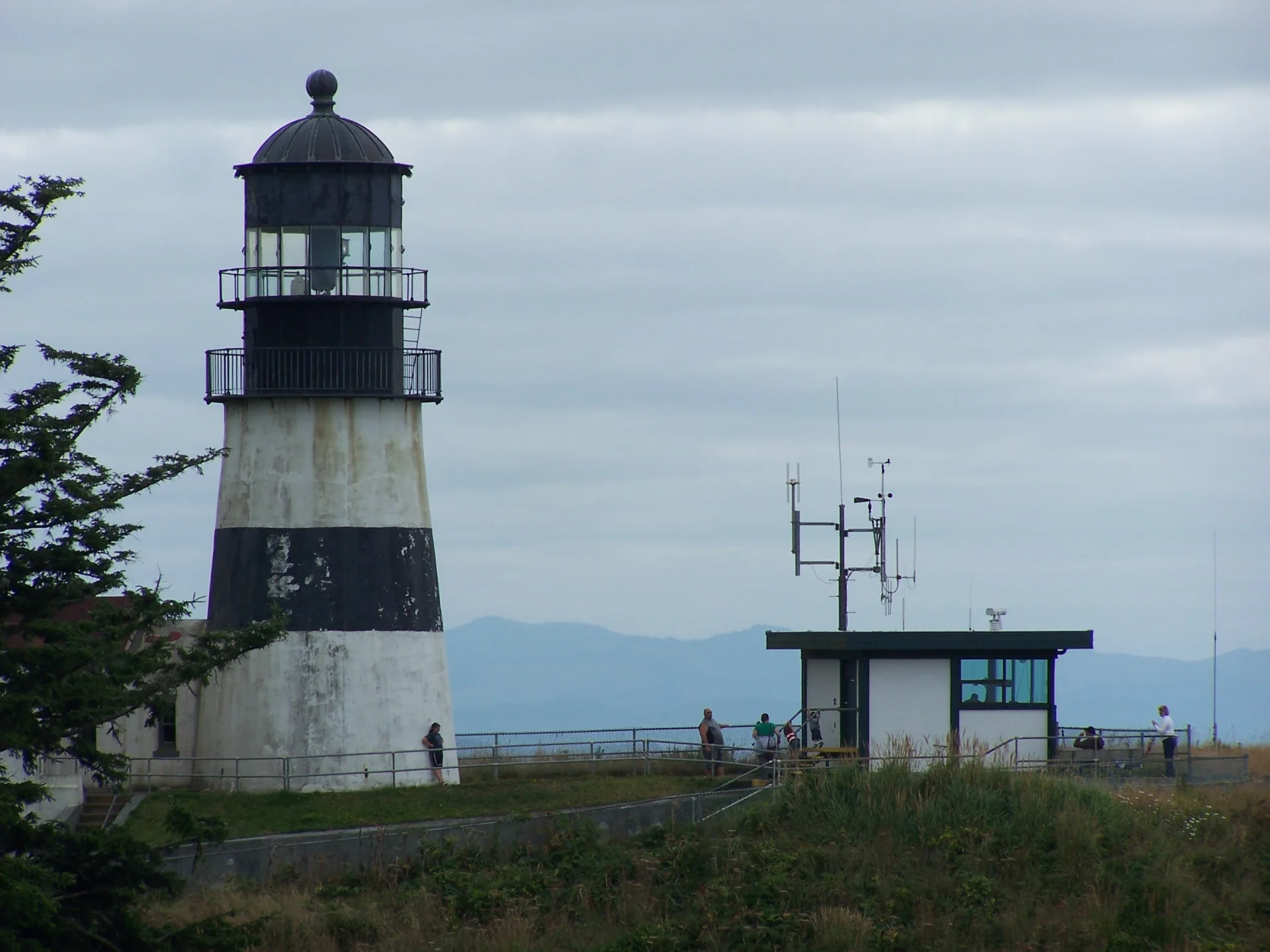 Cape Disappointment Lighthouse an der Pazifikküste von Washington