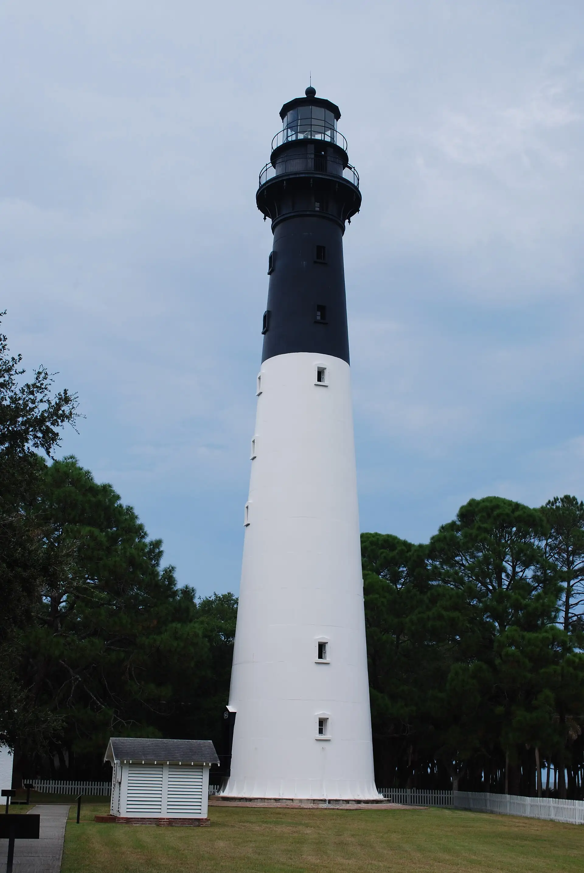 Hunting Island Lighthouse vom Strand aus