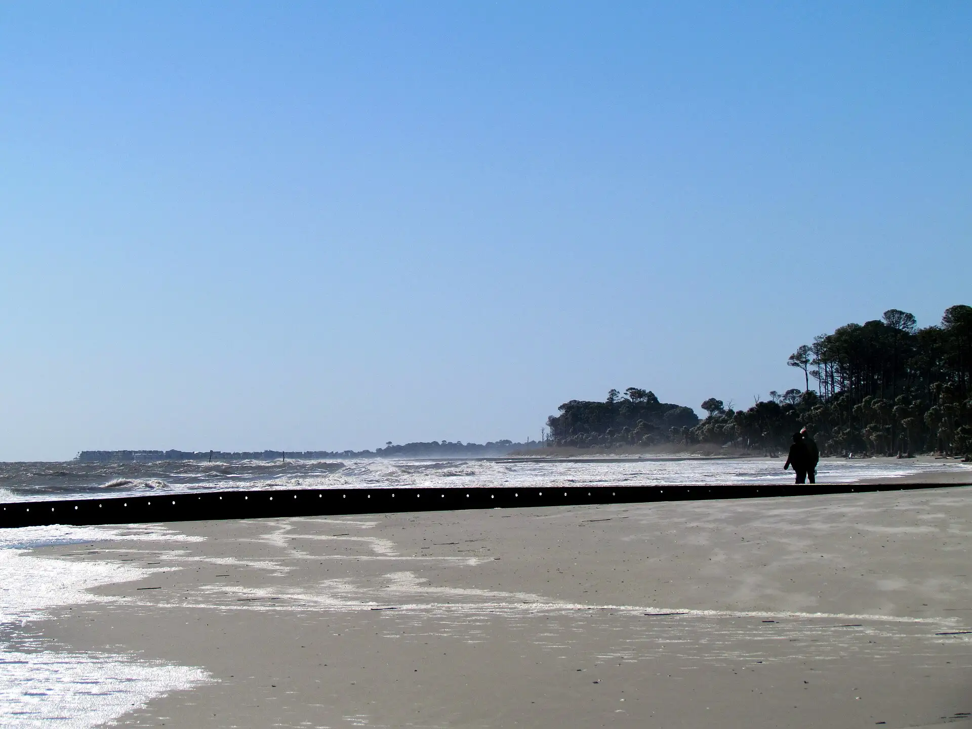 Landschaft im Hunting Island State Park